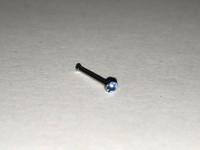 Neuspiercing donkerblauw