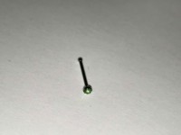 Neuspiercing groen